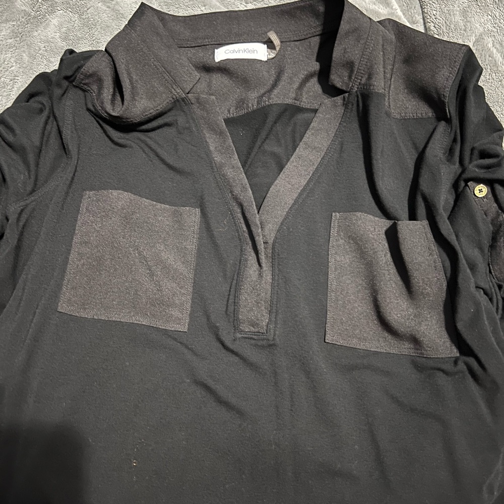 Calvin Klein black blouse